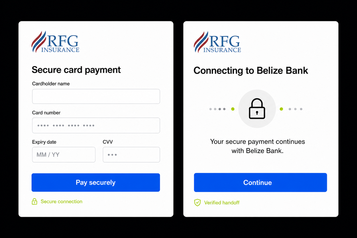 Detailed payment journey and integration interface
